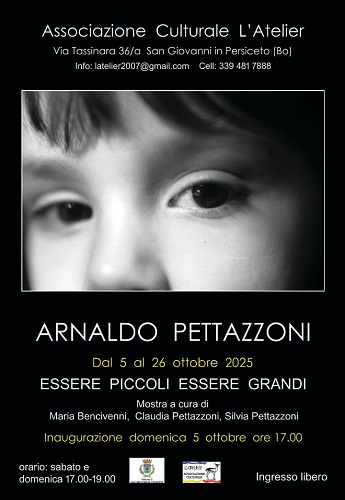 28/09/2025  -- Mostra “ Essere piccoli Essere grandi” in esposizione -- 
